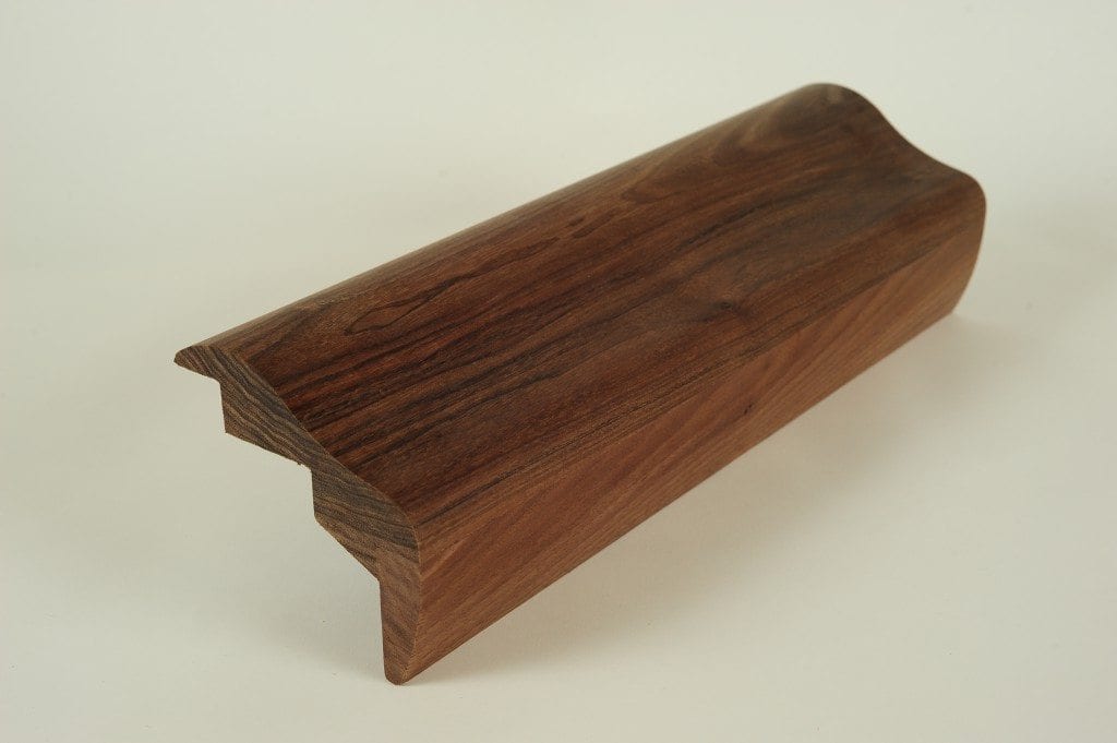 BR 475-s Chicago Bar Rail made from Walnut