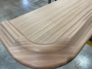 Quartersawn Sapele Mahogany Bar Top by Hardwoods Incorporated
