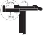 Drip Edge & Glass Rack Molding
