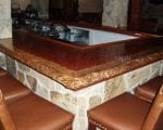 Bubinga Slab Bar Top