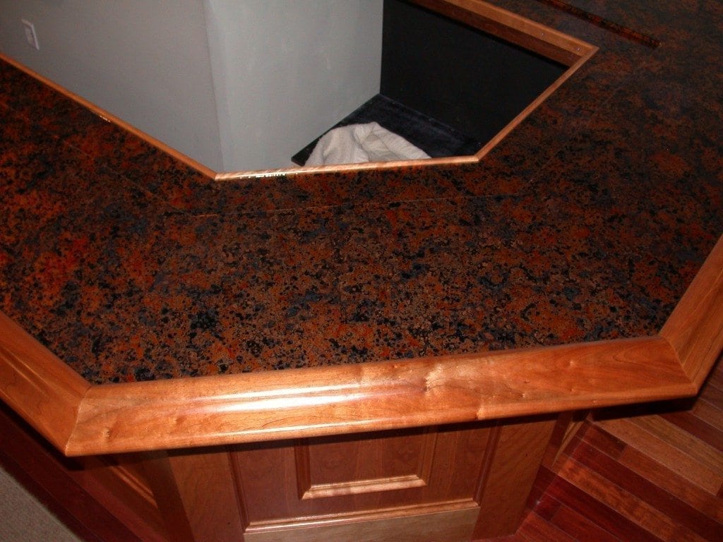 Finished Bar with Granite Bar Top