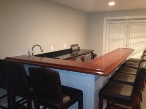L-Shaped Home Bar