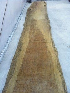 Natural Edge Bubinga Bar Top