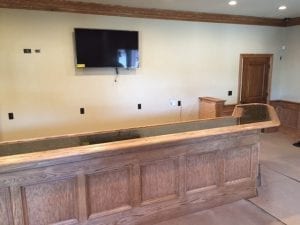 Completed Home Bar by Jim Cunningham