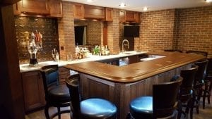 Marty S-Completed Home Bar