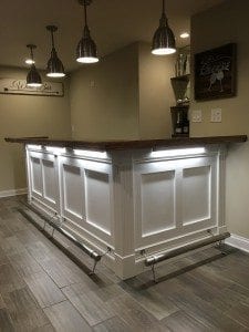Jason K's Completed Basement Bar
