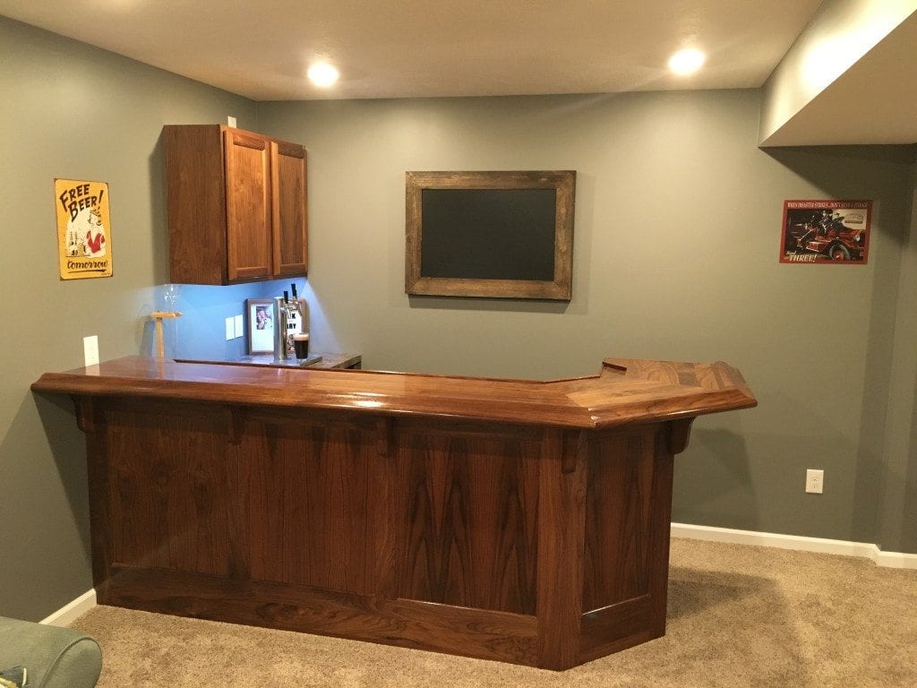 Completed Walnut Bar by Nick F