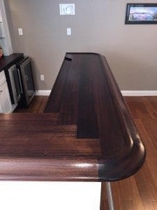 Bar Top Rail Edges