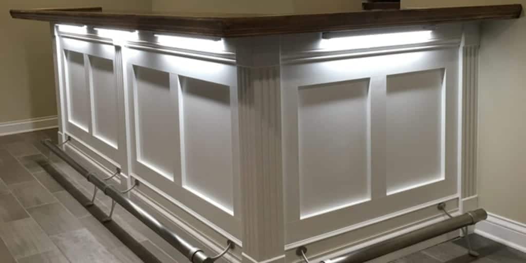 White Bar Front Trim Planks