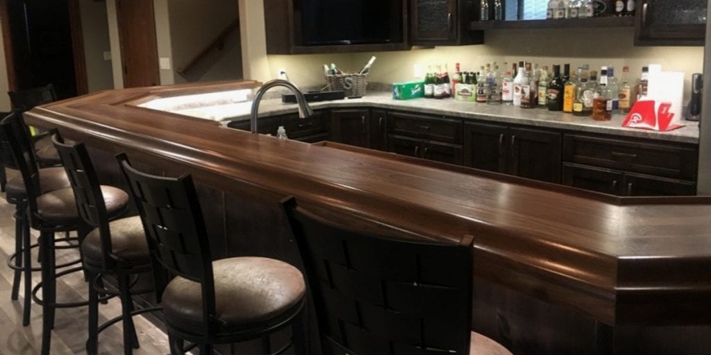 Chicago Bar Rail Molding Home Bar