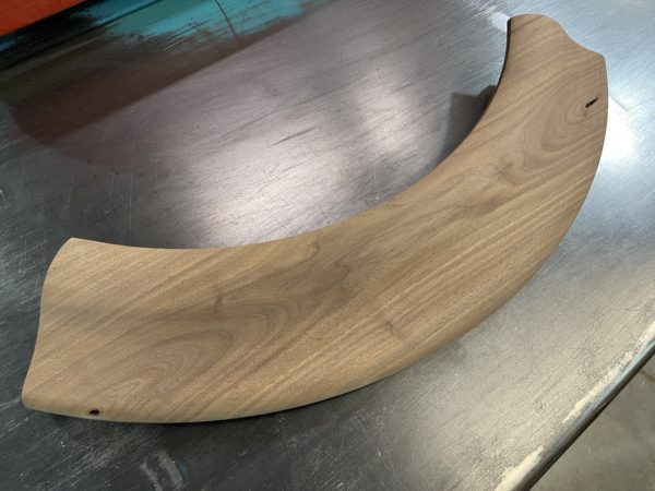 BR 475 Walnut 12" 90 Degree Radius (closeout)
