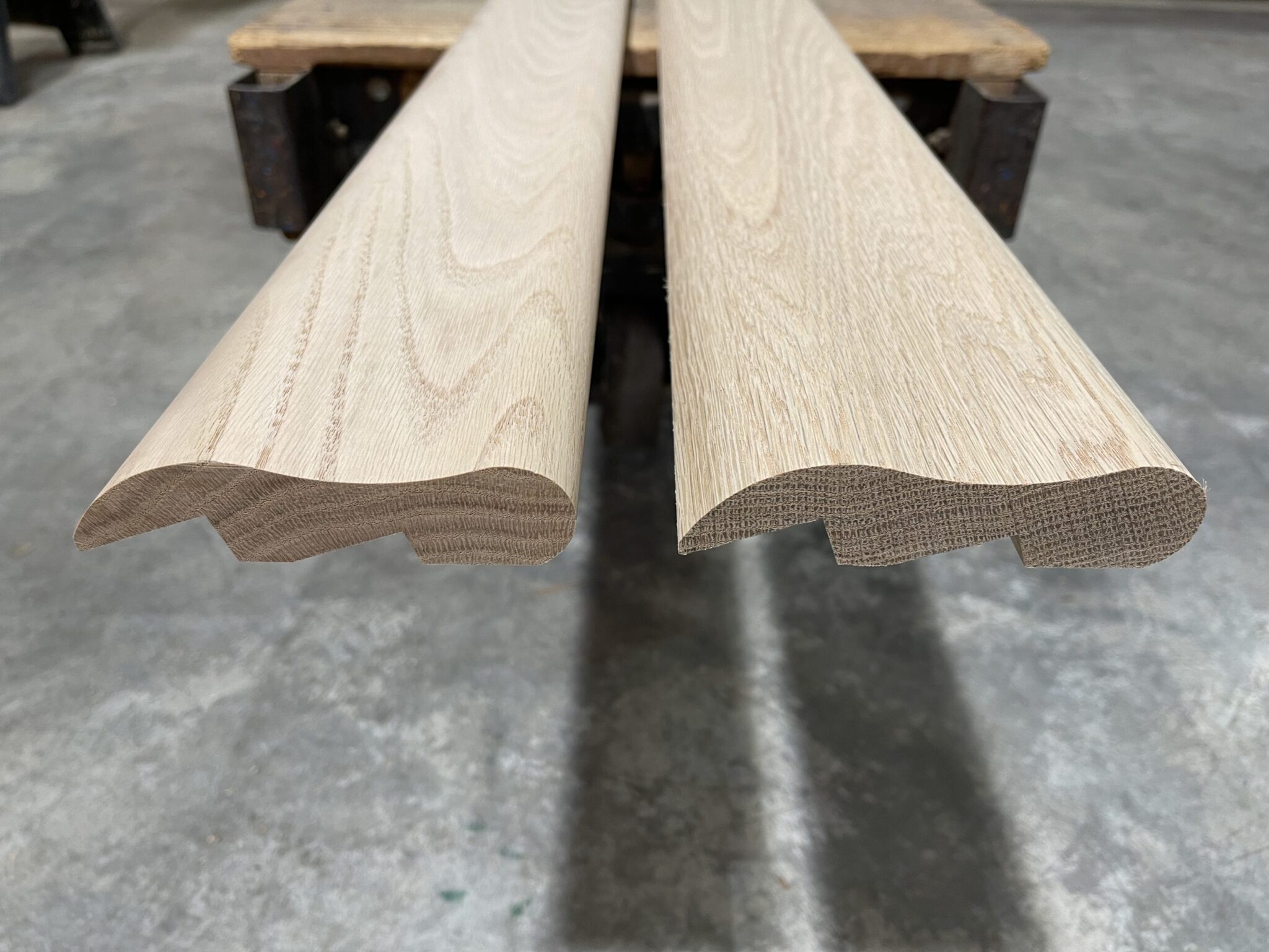 Oak Chicago Bar Rail Molding BR452 1 1/8″ x 41/2″ x 96″ Hardwoods