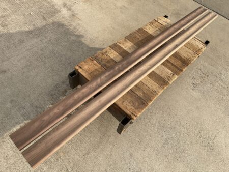 BR 452 Walnut Bar Rail (closeout)