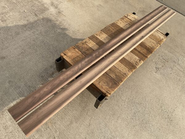 BR 452 Walnut Bar Rail (closeout)