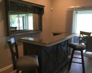 Custom Maple Home Bar