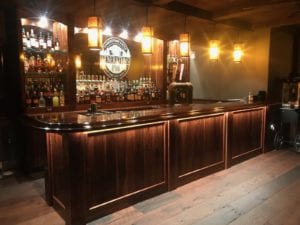 Solid American Walnut Home Bar