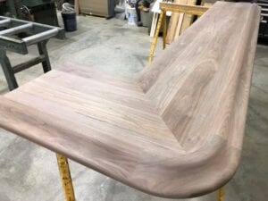 Custom Walnut Bar Top by Hardwoods Incorporated