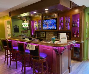 Solid Cherry Home Bar