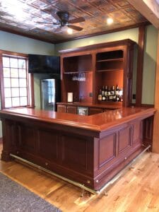 Solid Sapele Mahoghany Home Bar
