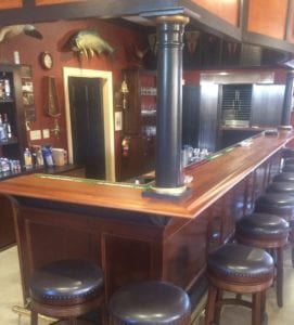 Commercial Bar with our BR450 Bar rail molding.