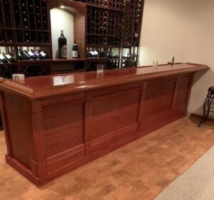 Solid Mahogany Home Bar