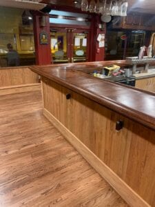 BR350 Oak Bar Rail Molding.