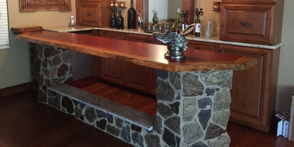 Give Your Bar a Unique Twist with Live Edge Bar Tops Hardwoods